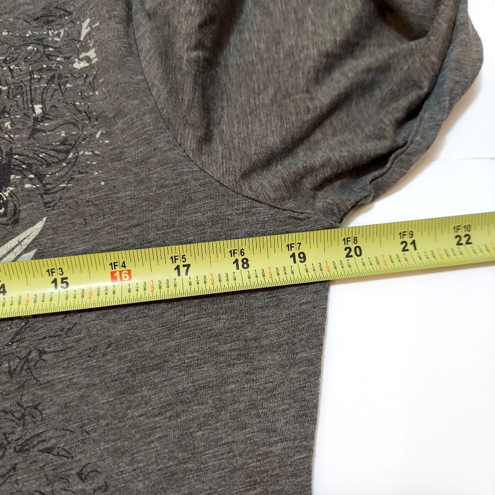 Harley-Davidson of Scottsdale Arizona Gray Longsleeve Cotton Shirt Medium - Picture 11 of 14